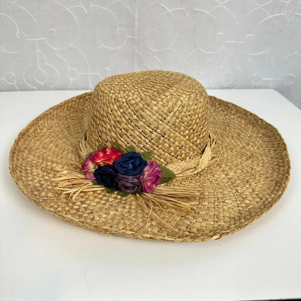 Womens Woven Straw Hat 8